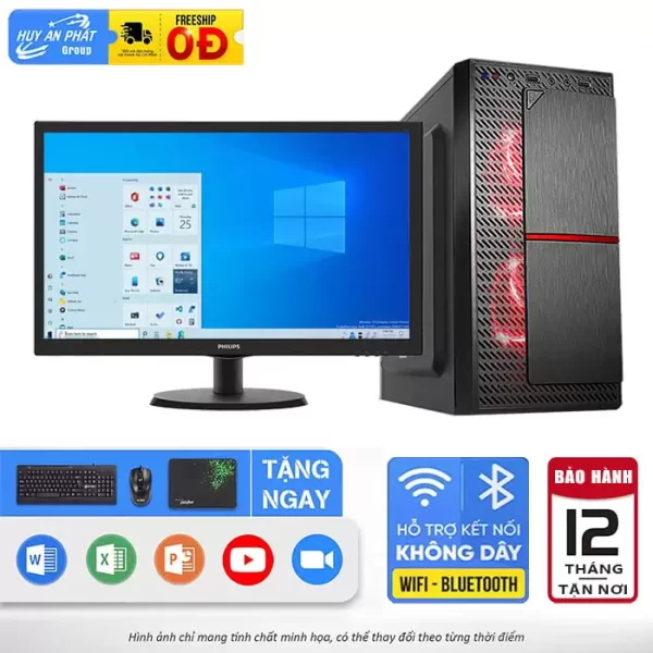 Bộ PC Văn Phòng VT-VP119 i5-11400 H510 8GB 256GB LCD 22Inch