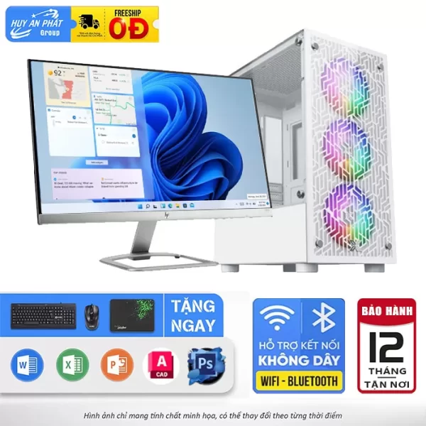 PC Văn Phòng VT-VP118 i3-10100 256GB 8GB 500GB LCD 22inch